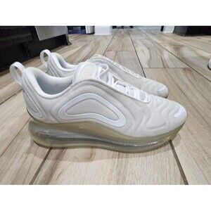 Air Max 720 Metallic Platinum White AO2924 100 Mens Walking Casual Shoes sz 10.5